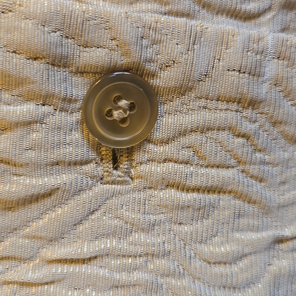 Jones N.Y.-Cream textured short cream jkt with belt Sz L - Picture 6 of 12